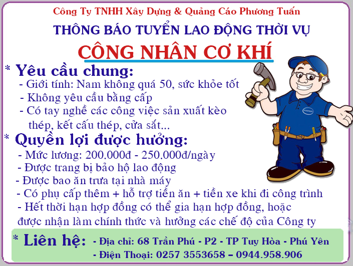 Công Ty Tnhh Xây Dựng & Quảng Cáo Phương Tuấn