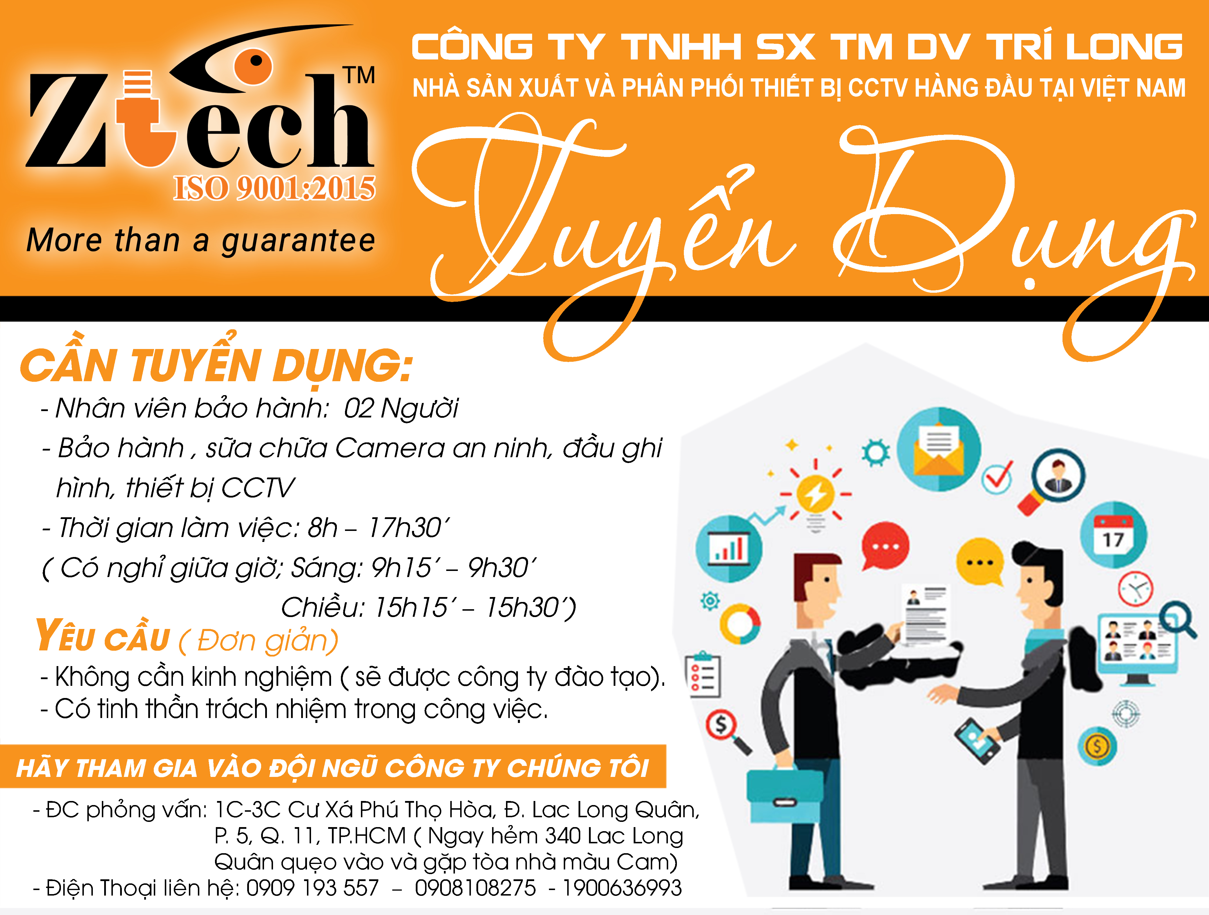 [Công ty TNHH SX TM DV Camera Trí Long VN